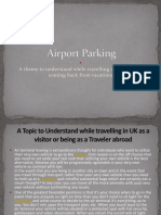 A Knowledge To Aiport Parking in UK
