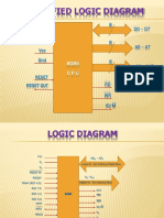 Simplified 8085 CPU logic diagram