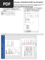 WORD How To Use Different Page Orientations Inside One Document