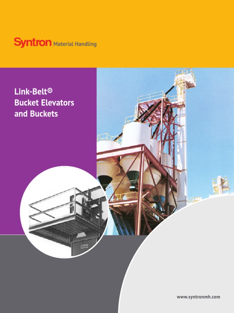 LinkBelt® Bucket Elevators and Buckets PDF Elevator Bearing