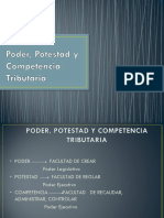 Poder Potestad y Competencia Tributaria