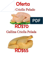 Oferta Flow, Pollo Criollo y Gallina