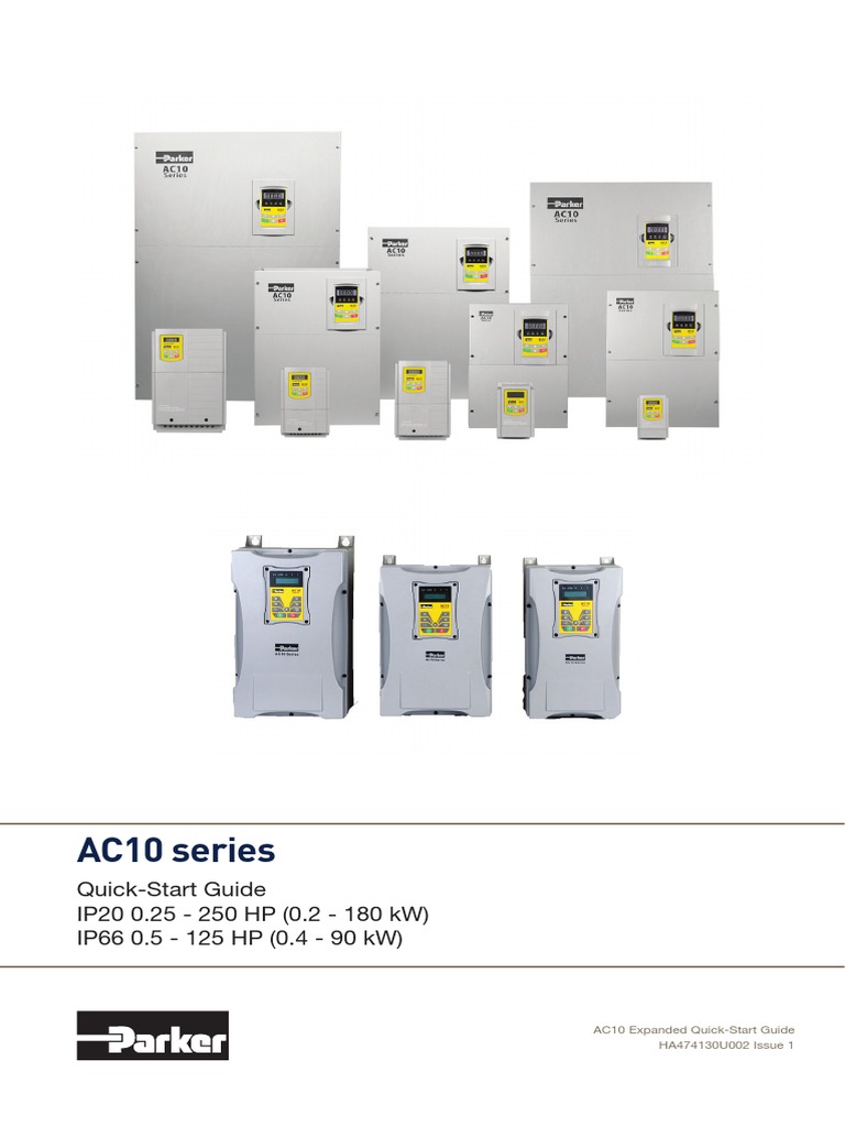 HA474130U002 AC10 Quickstart Iss1 | PDF | Electric Motor | Electrical ...