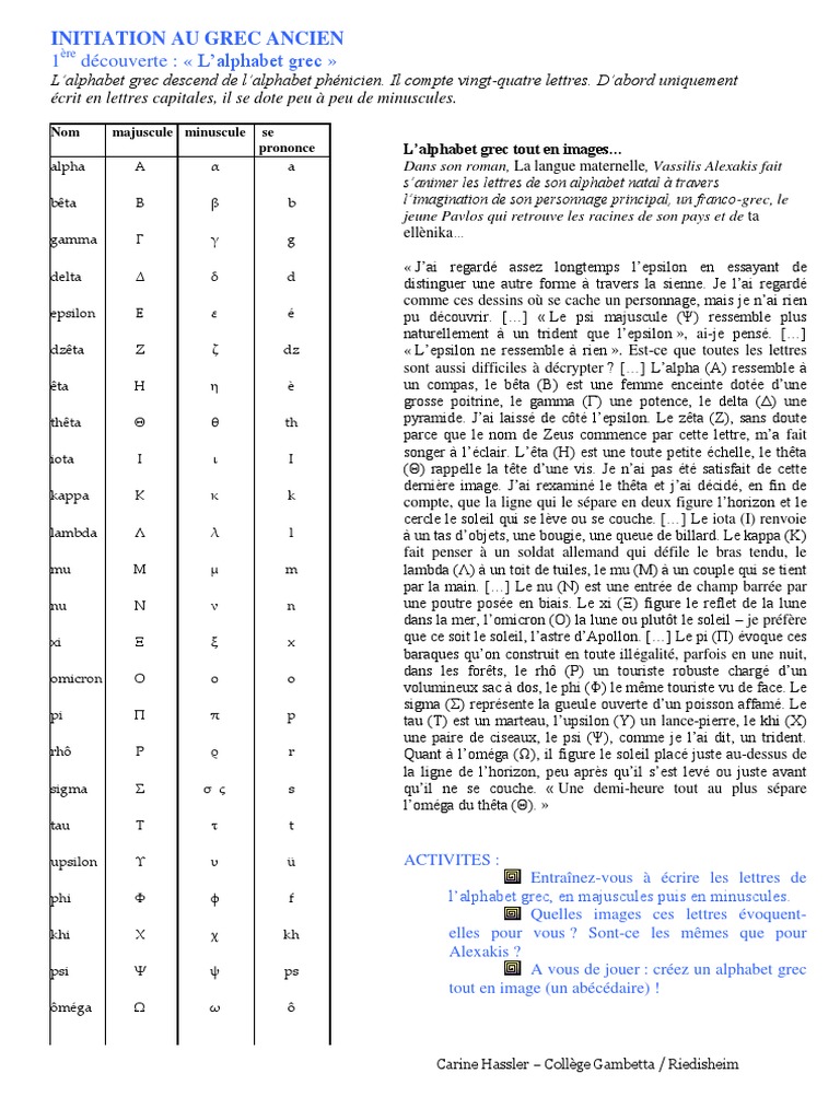 Traduction Grec Ancien Francais Avec Clavier Grec
