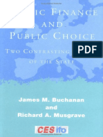 (CESifo Book Series) James M. Buchanan, Richard A. Musgrave - Public Finance and Public Choice - Two Contrasting Visions of The State-The MIT Press (1999)