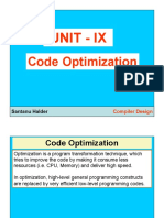 9 Code Optimization