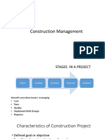 Construction Management: Stages, Characteristics & Importance