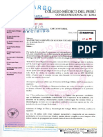Carta Notarial Del Colegio Médico Por Servicio Mapfre