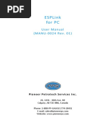 Esplink For PC: User Manual (Manu-0024 Rev. 01)