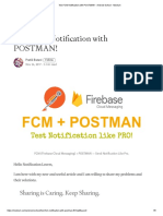 Test FCM Notification With POSTMAN! - Android School - Medium