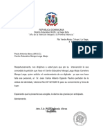 Carta de Pedido