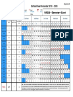 Day Cycle School Calendar 2019-2020