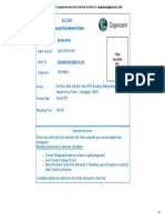 Cognizant Recruitment Drive: Hall Ticket