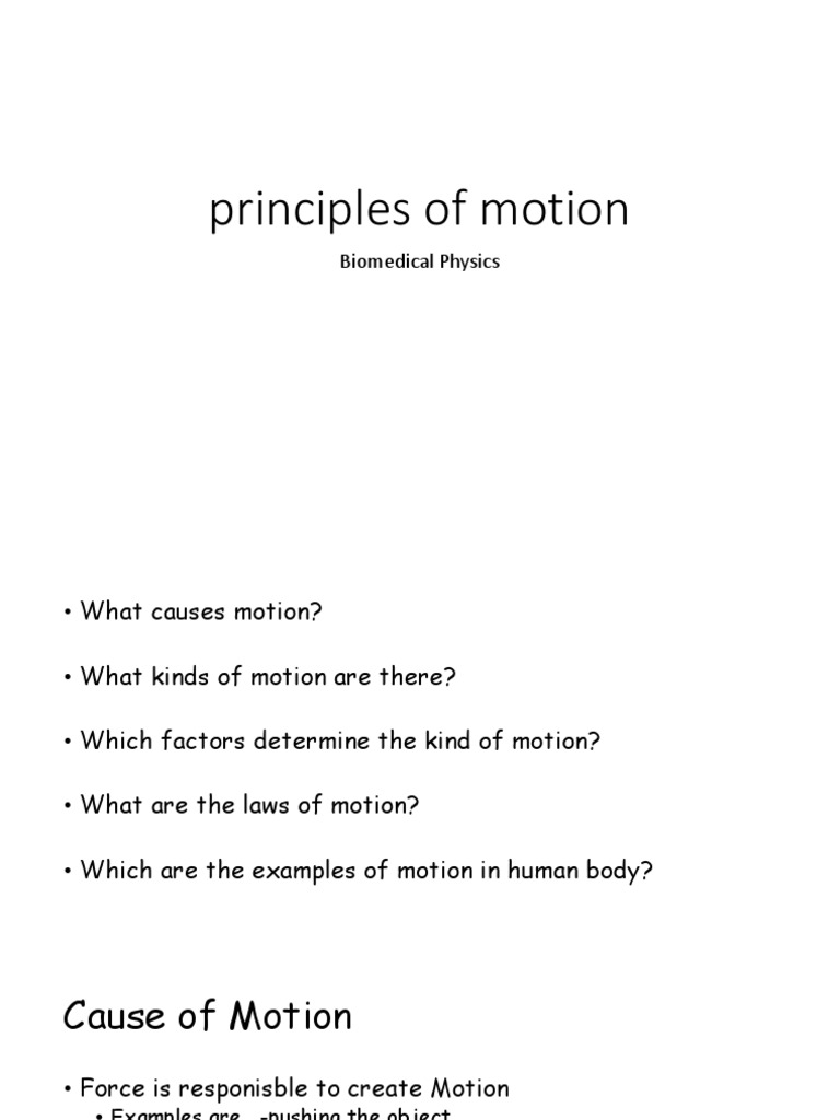 Principles of Motion Explained | PDF | Rotation Around A Fixed Axis | Force