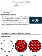 Propiedades Físicas de Los Compuestos Orgánicos