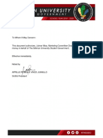 Sample Authorization Letter