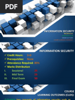 Week 1 Lecture 1 Information Security