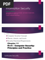 Week 9 Lecture 15 Information Security