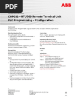 CHP032 - RTU560 Remote Terminal Unit PLC Programming - Configuration