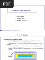 Corba Case Study: 2. Corba Rmi 3. CORBA Services