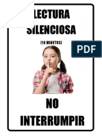 Cartel Lectura Silenciosa