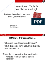 Crucial Conversations Handouts