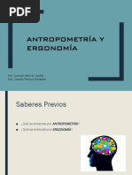 Antropometría y Ergonomía / UPN