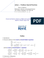 Painlevé Equations - Nonlinear Special Functions