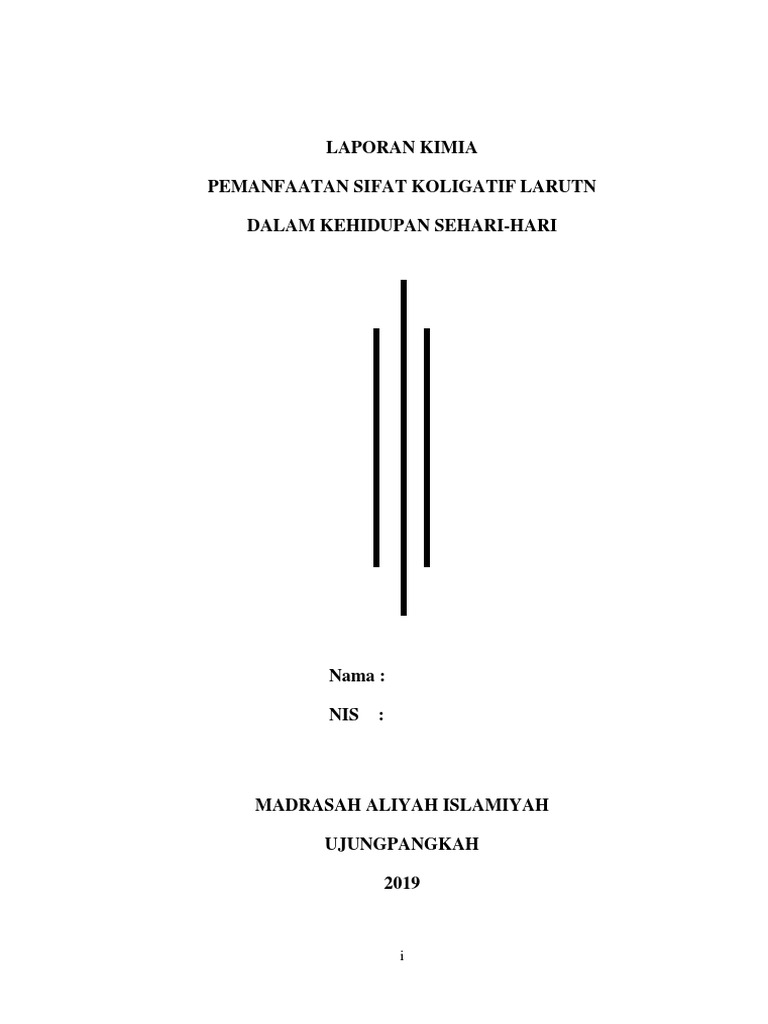 Penerapan Sifat Koligatif Larutan Dalam Kehidupan Sehari Hari Pdf