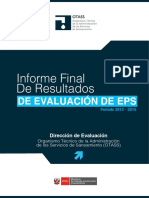 Informe Ejecutivo Resultados Evaluación EPS 2013-2015