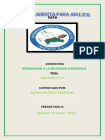 Tarea de Intro A La Edu A Distancia Jhanel