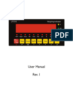 Weighing Indicator User Manual