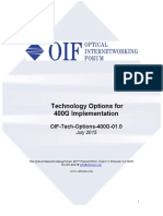 OIF Tech Options 400G 01.0 PDF