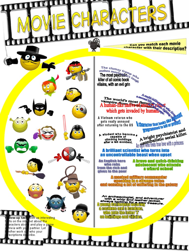 Movie Character Trivia Game Guide | PDF | Young Adult