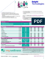 Tailored Tailored Tailored Tailored: Delphi Technologies Health Cash Plan