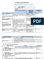 Planificación bimestral de Geografía