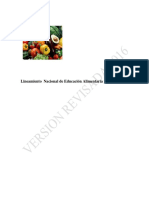 Lineamiento Nacional de Educacion Alimentaria y Nutricional Validacion Ctean PDF