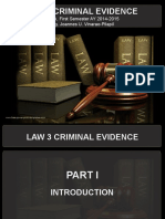 Law 3 Criminal Evidence 2014 Edition Concise
