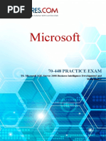 70-448 TS Microsoft SQL Server 2008, Business Intelligence Development and Maintenance