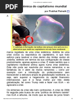 A Crise Sistémica Do Capitalismo Mundial