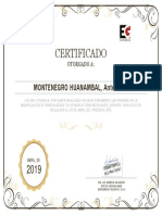 MODELO DE CERTIFICADO CAPACITACIÓN OPERADOR DE MAQUINARIA