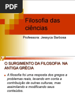 Filosofia Das Ciências