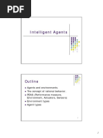 Intelligent Agents: Outline