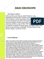 Deklarasi Ekonomi Sejarah Indonesia