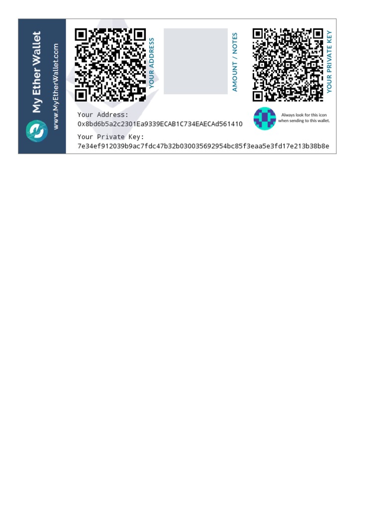 Your Address: 0xad561410 Your Private Key | PDF | Business