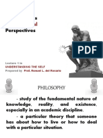 From Various Perspectives: Philosophical