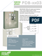 Panel Listrik Panel Distribusi Tiga Fasa (Rekapanel) (RKP-PDB03) PDF