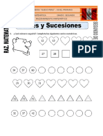 Ficha N°01-Series y Sucesiones - Segundo Grado de Primaria