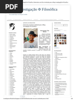 Blog Investigação Φ Filosófica_ Entrevista Com Érico Andrade Para o Blog Investigação Φ Filosófica
