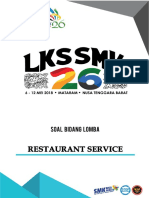 Restaurant Service - Deskripsi Teknis 2018-1